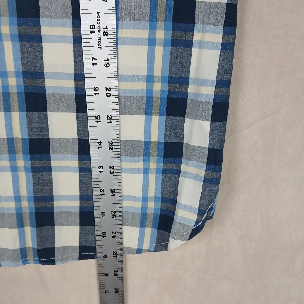 Levis Medium Mens Shirt Western Cowboy Pearl‎ Button 21x27 Vintage Has Defects